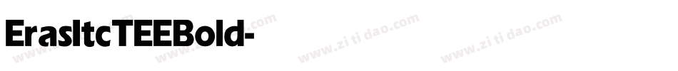 ErasItcTEE Bold字体转换